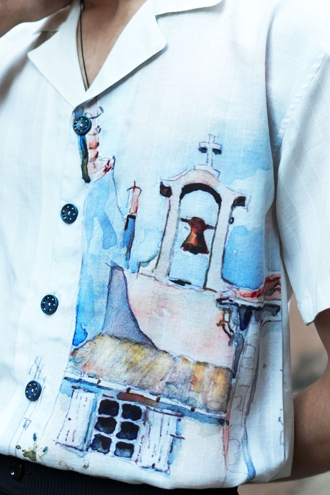 CLOUDY BELL VINTAGE SAILOR COLLAR SHIRT