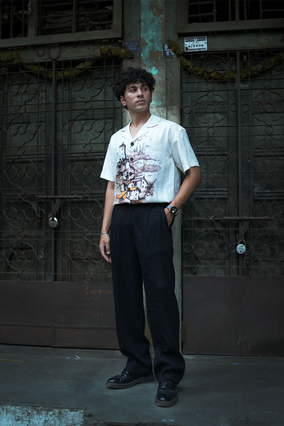 OLD CABINS VINTAGE SAILOR COLLAR SHIRT