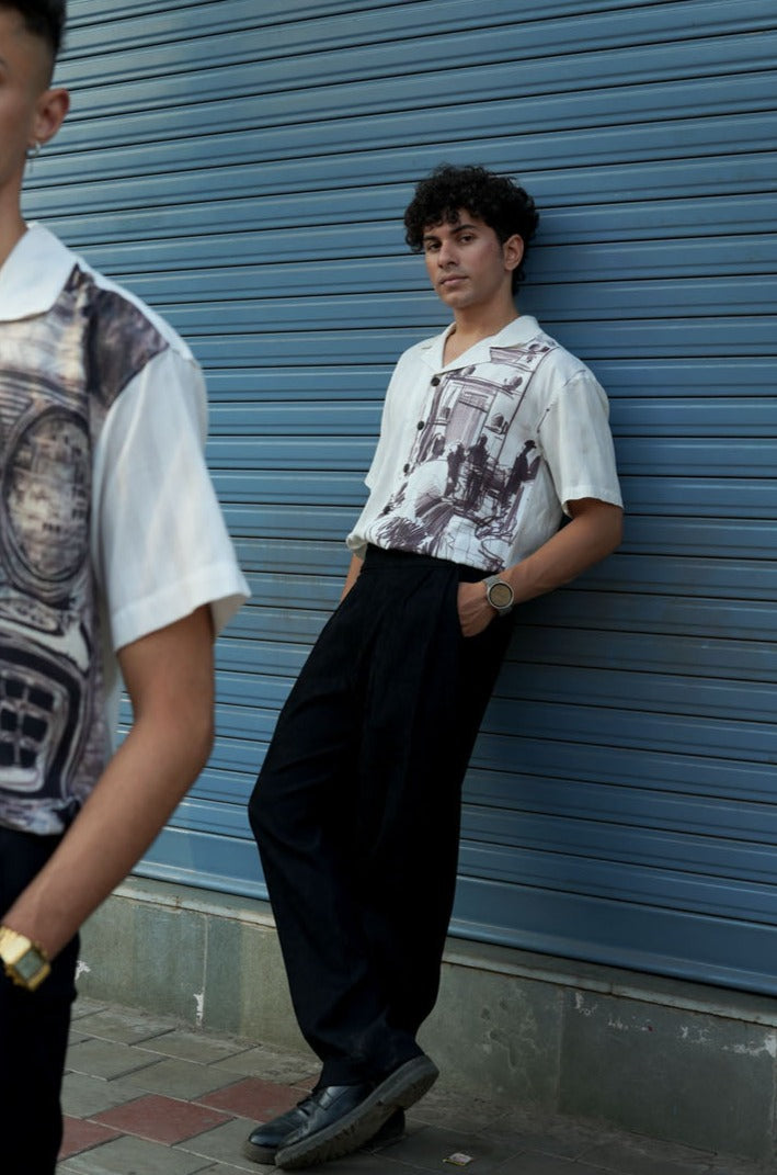 OLD CITY VINTAGE SAILOR COLLAR SHIRT