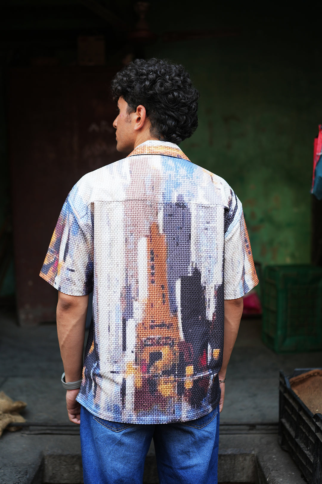 CITY PIXEL DARK SHIRT