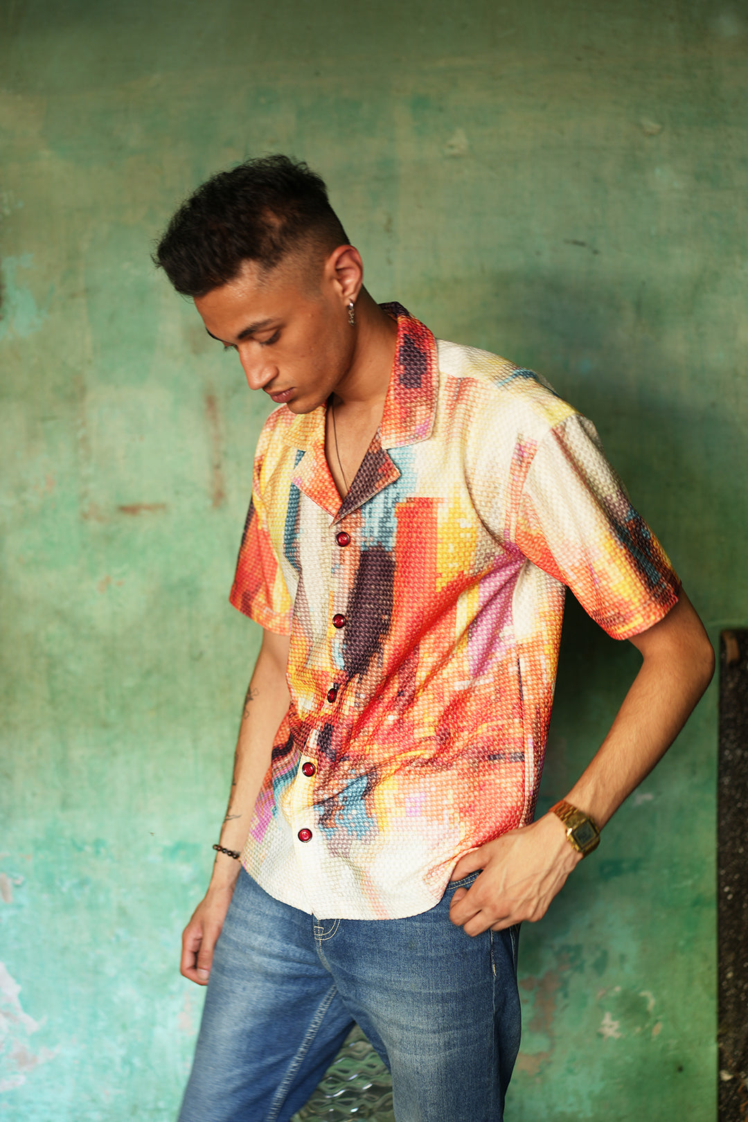 CITY PIXEL LIGHT SHIRT