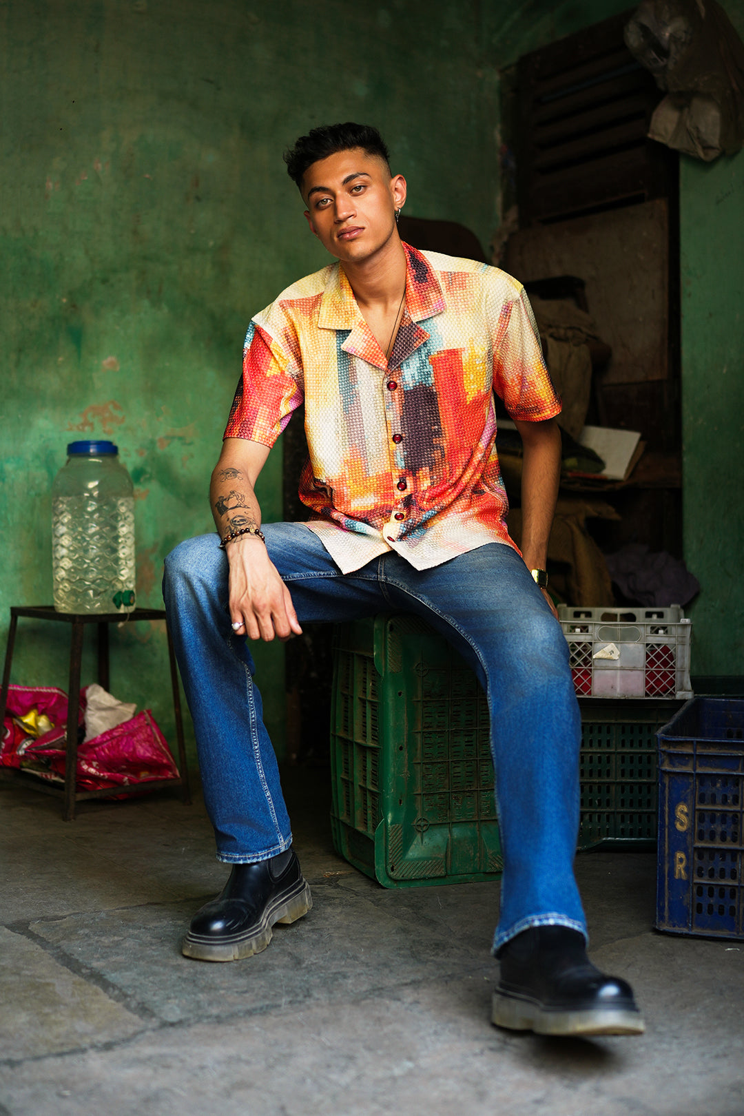 CITY PIXEL LIGHT SHIRT