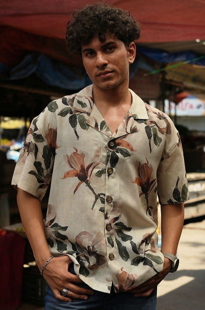 IVY FLORAL LINEN SHIRT
