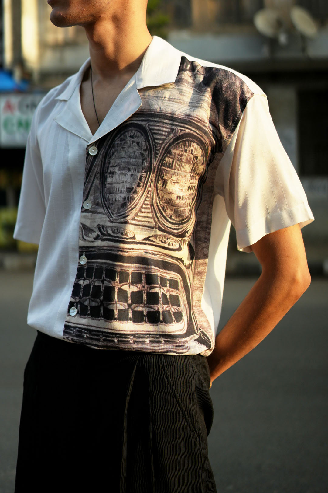 CAMARO VINTAGE SAILOR COLLAR SHIRT