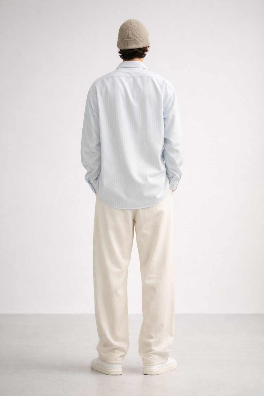 BLUE STRIPED FULL SLEEVE SHIRT