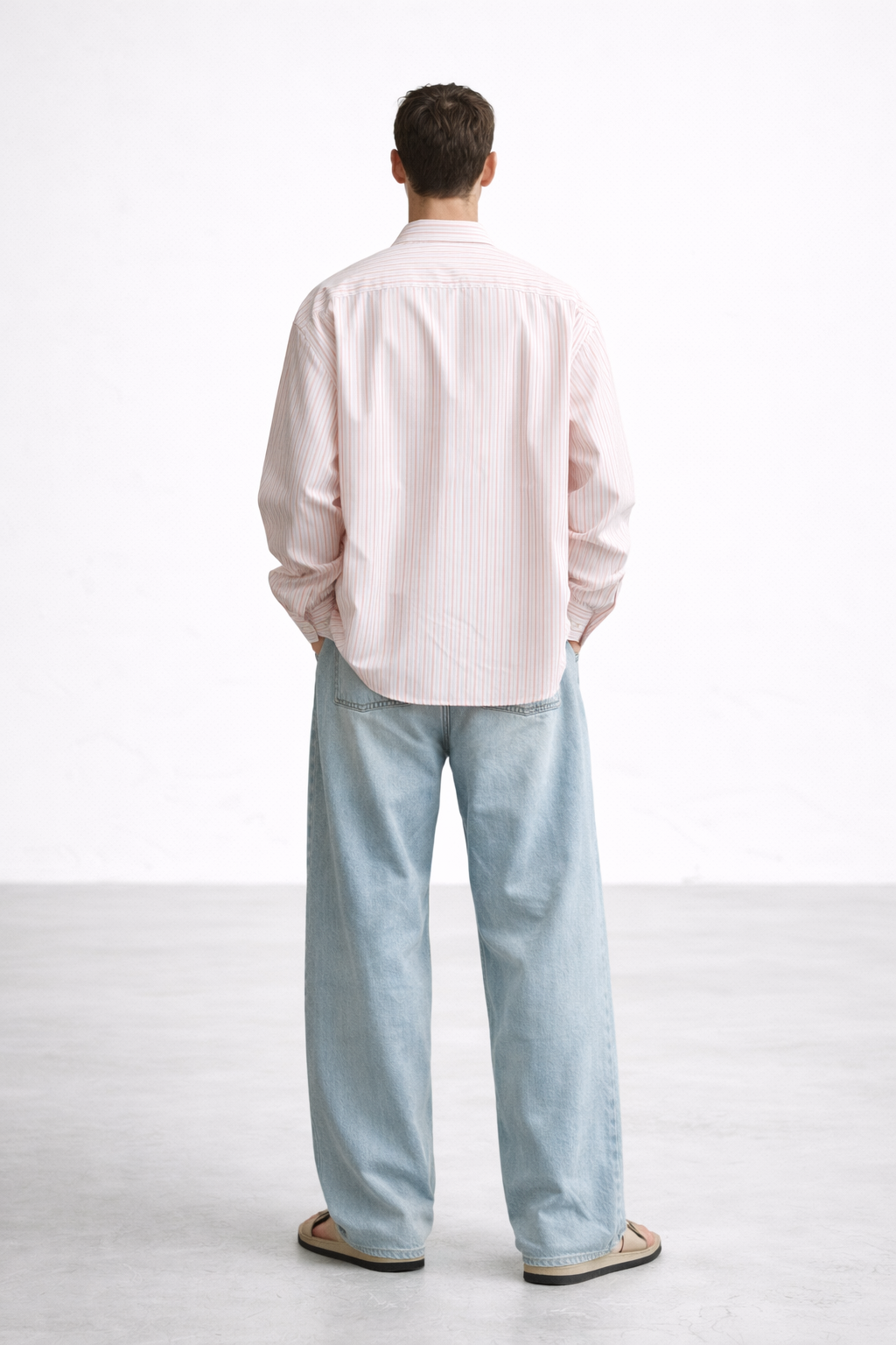 WATCH RED STRIPED FULL SLEEVE SHIRT