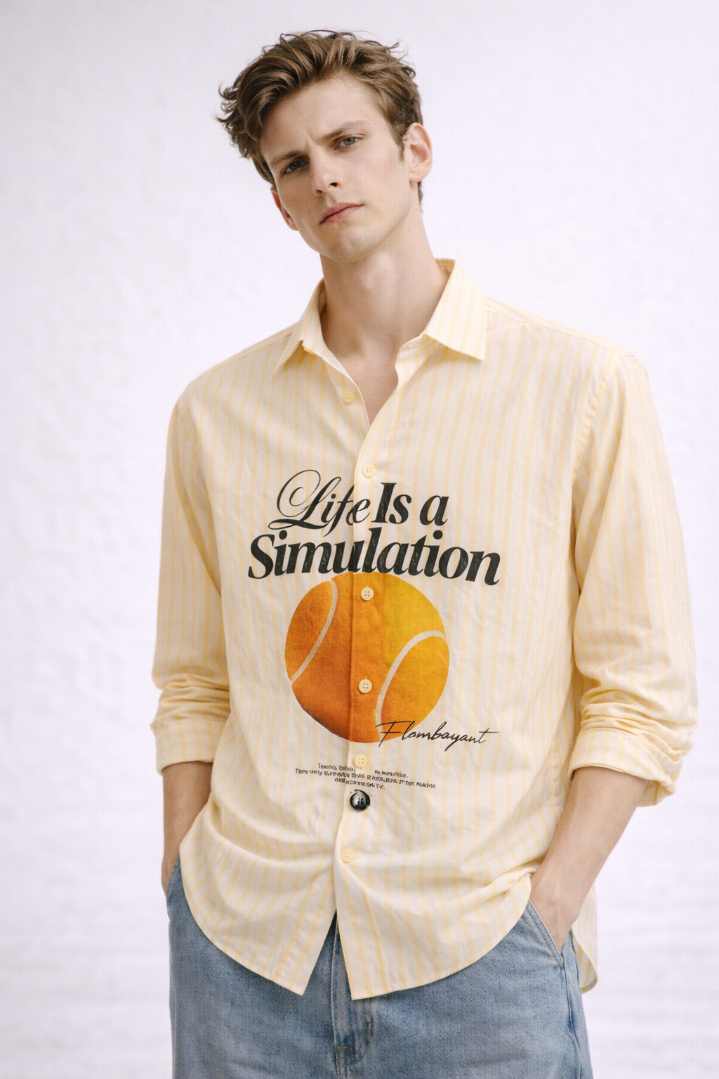Life Simulation Printed Shirt