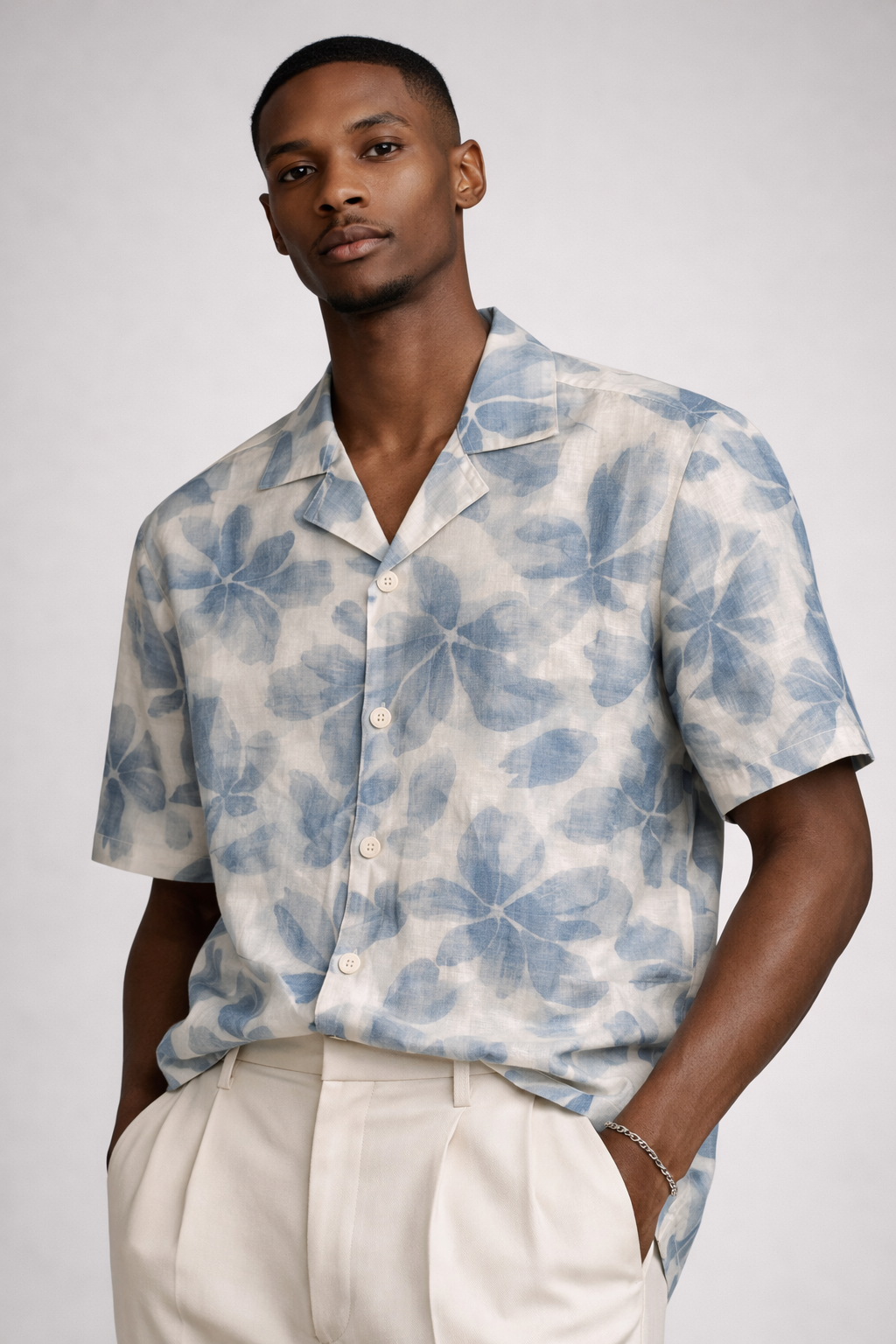 Blue Mist Leaf Shirt