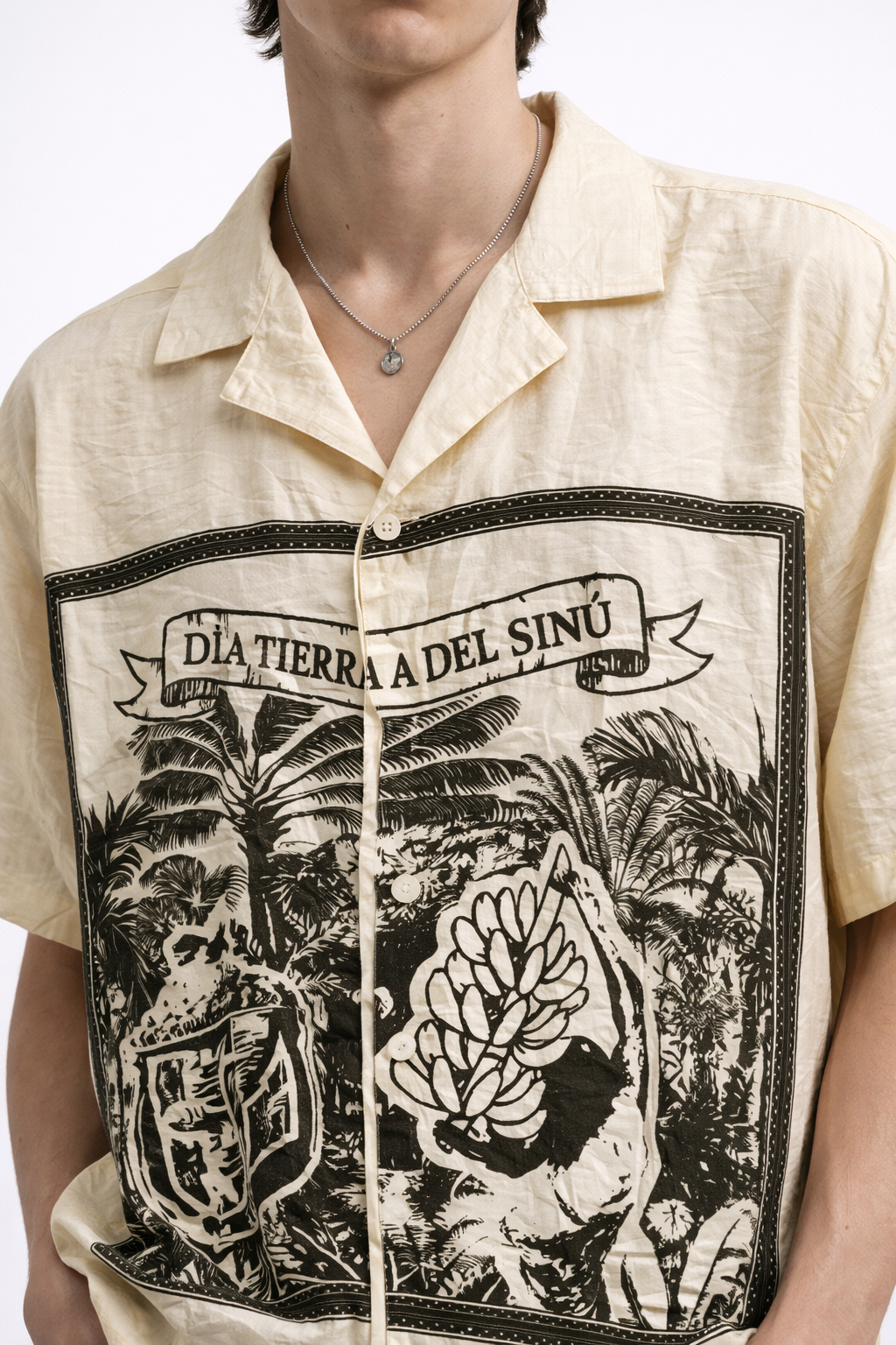 Warm crushed fabric shirt