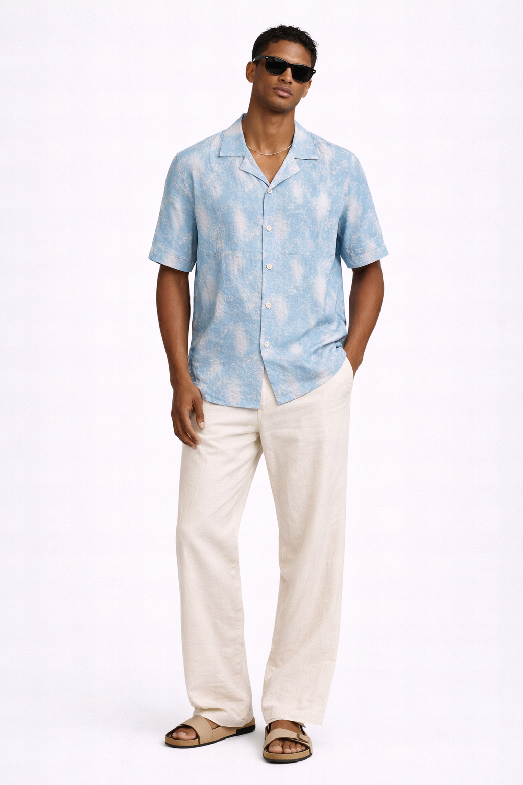 Sky Breeze Floral Shirt