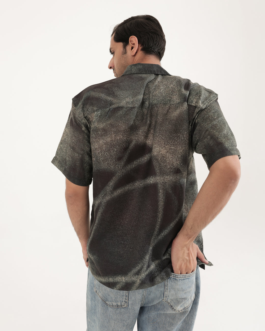 FOREST LINEN OVERSIZED SHIRT