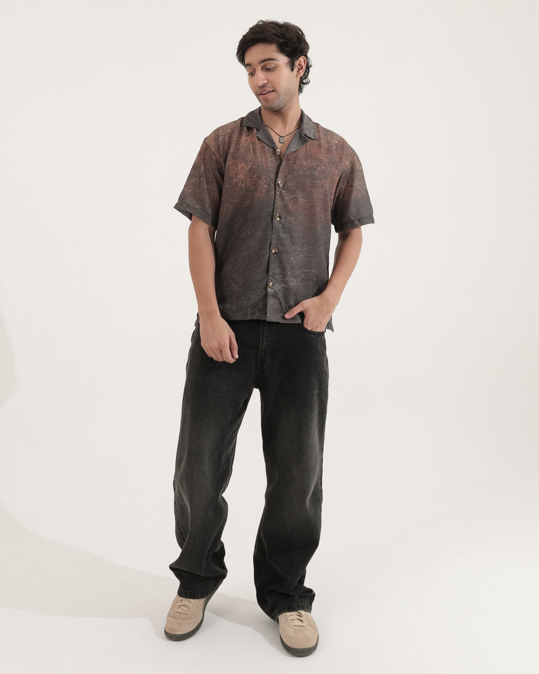 BROWN OVERSIZED SHIRT