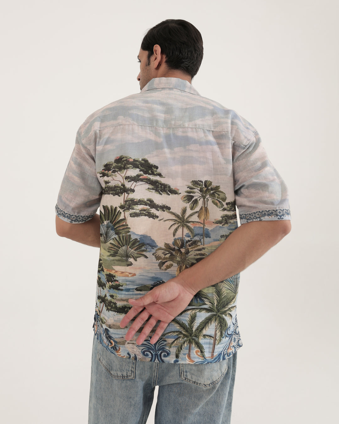 BEACH LINEN OVERSIZED SHIRT