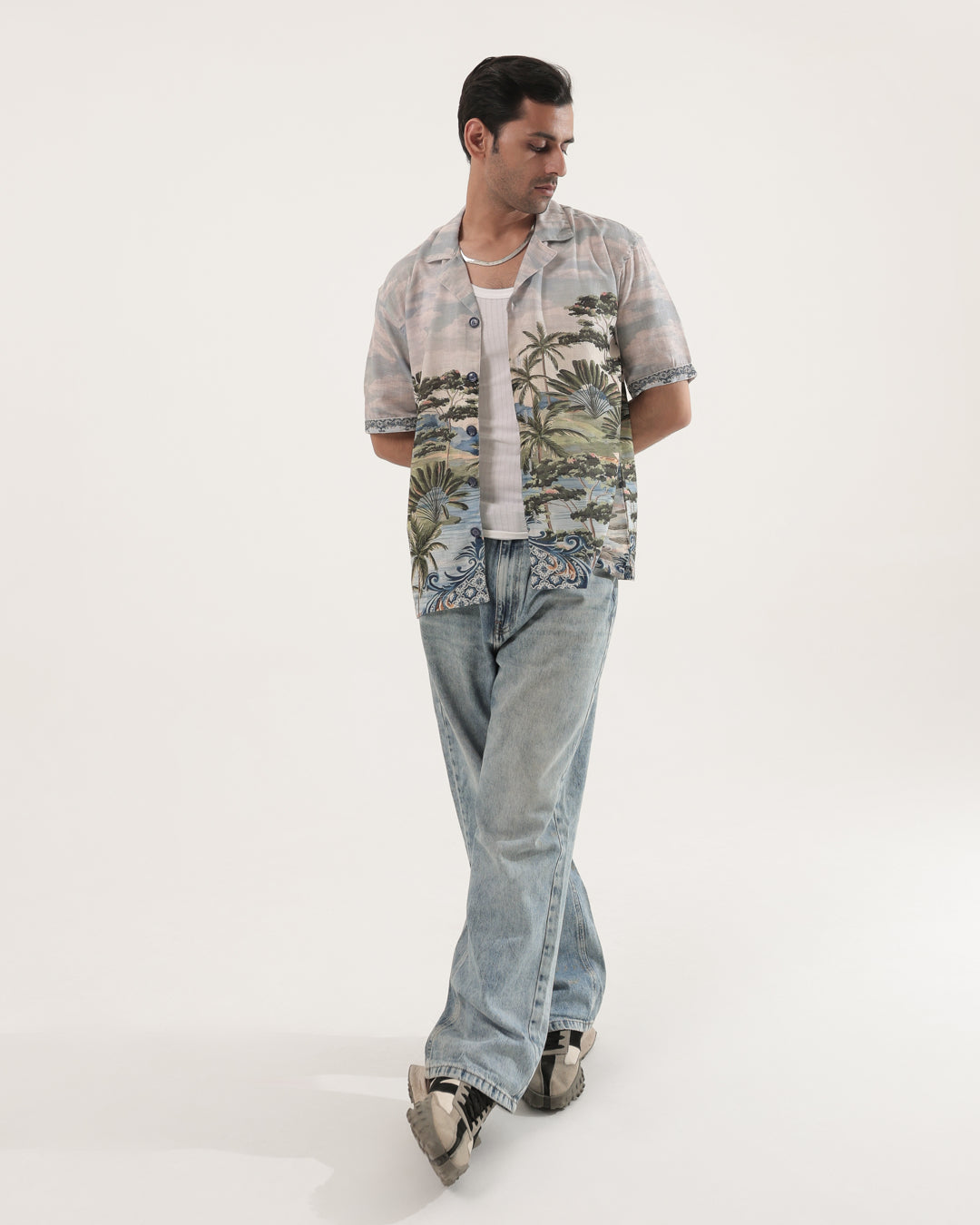 BEACH LINEN OVERSIZED SHIRT