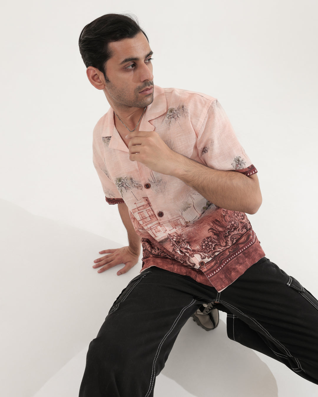 FORT LINEN OVERSIZED SHIRT