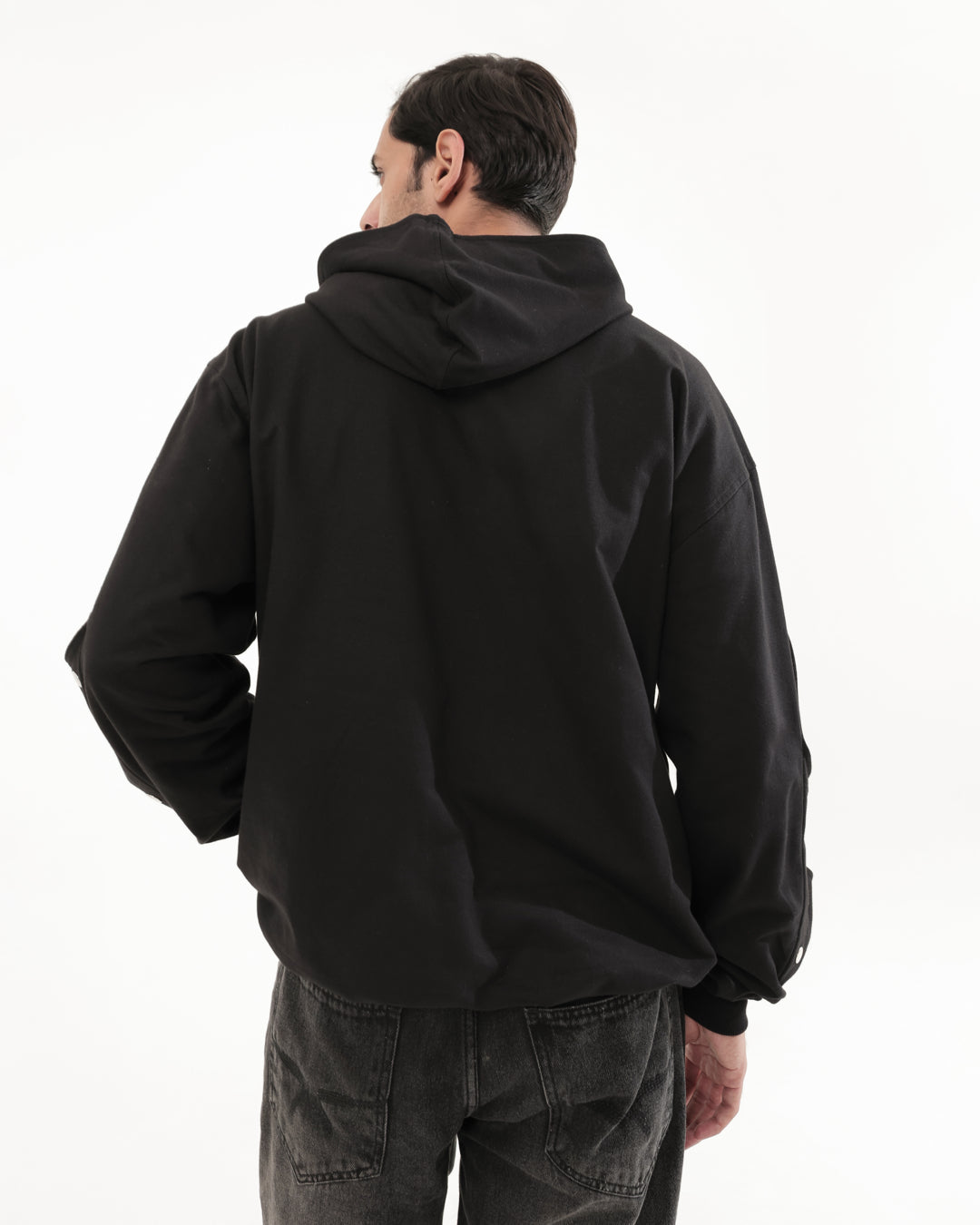 BLACK UNISEX HOODIE