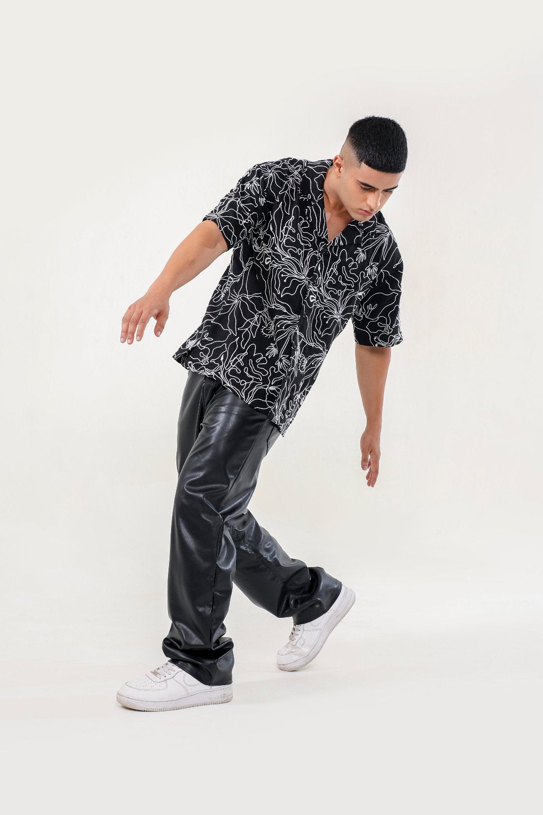 Black embroidered Shirt