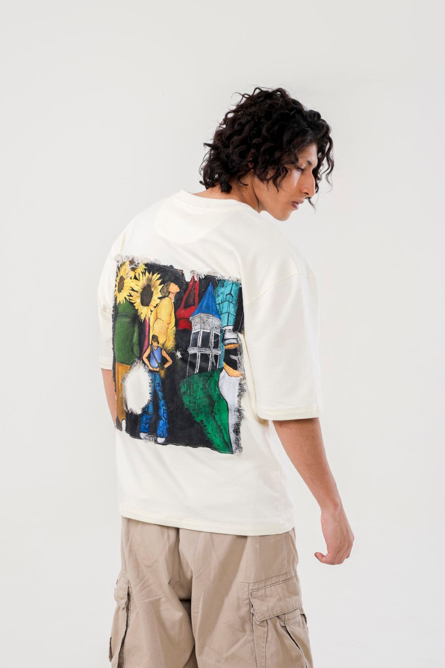 CITY OF DREAMS HANDPAINTED UNISEX T SHIRT