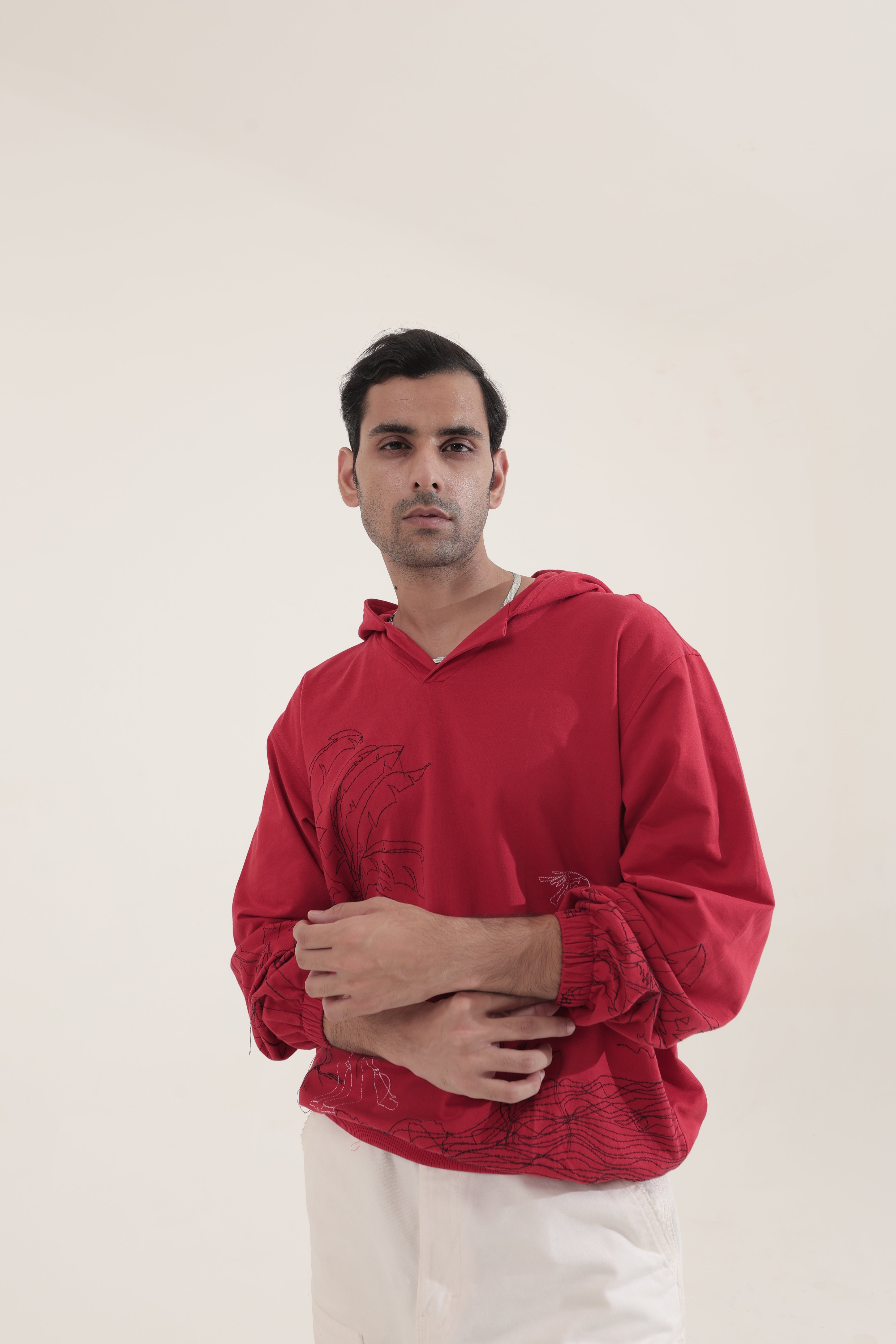PALM RED HOODIE