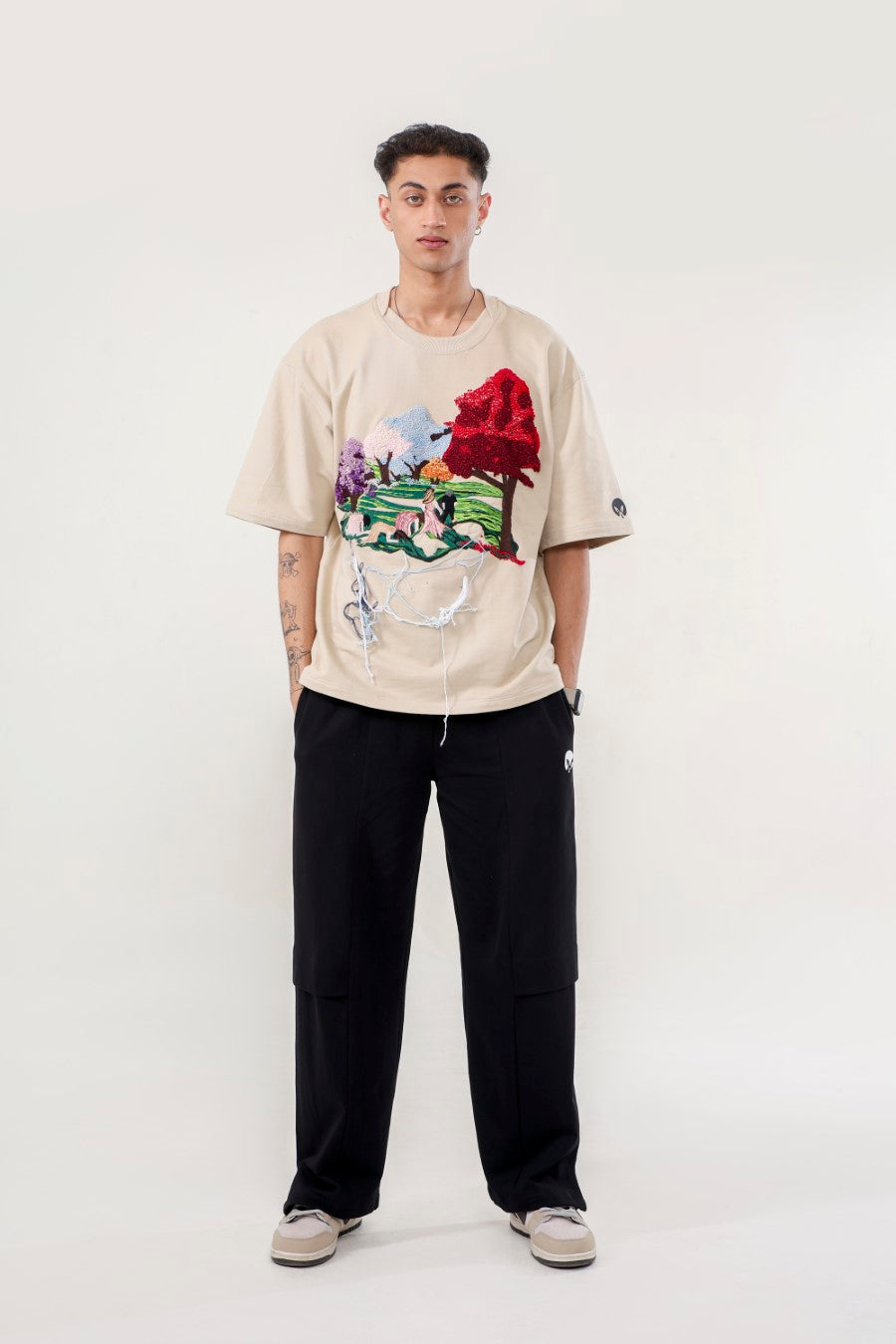 ANGEL HANDEMBROIDERED UNISEX TSHIRT