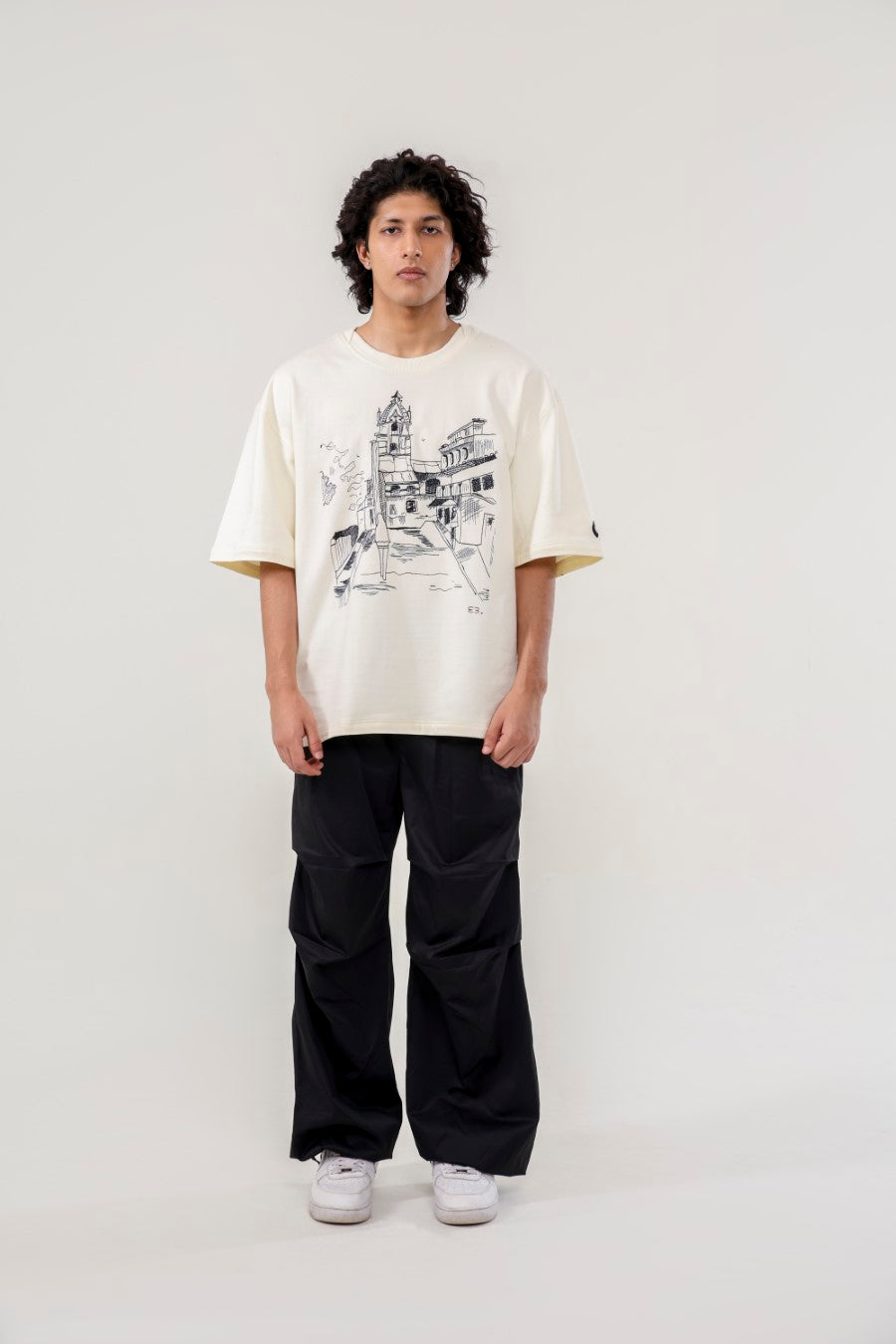 STREET HANDEMBROIDERED UNISEX TSHIRT