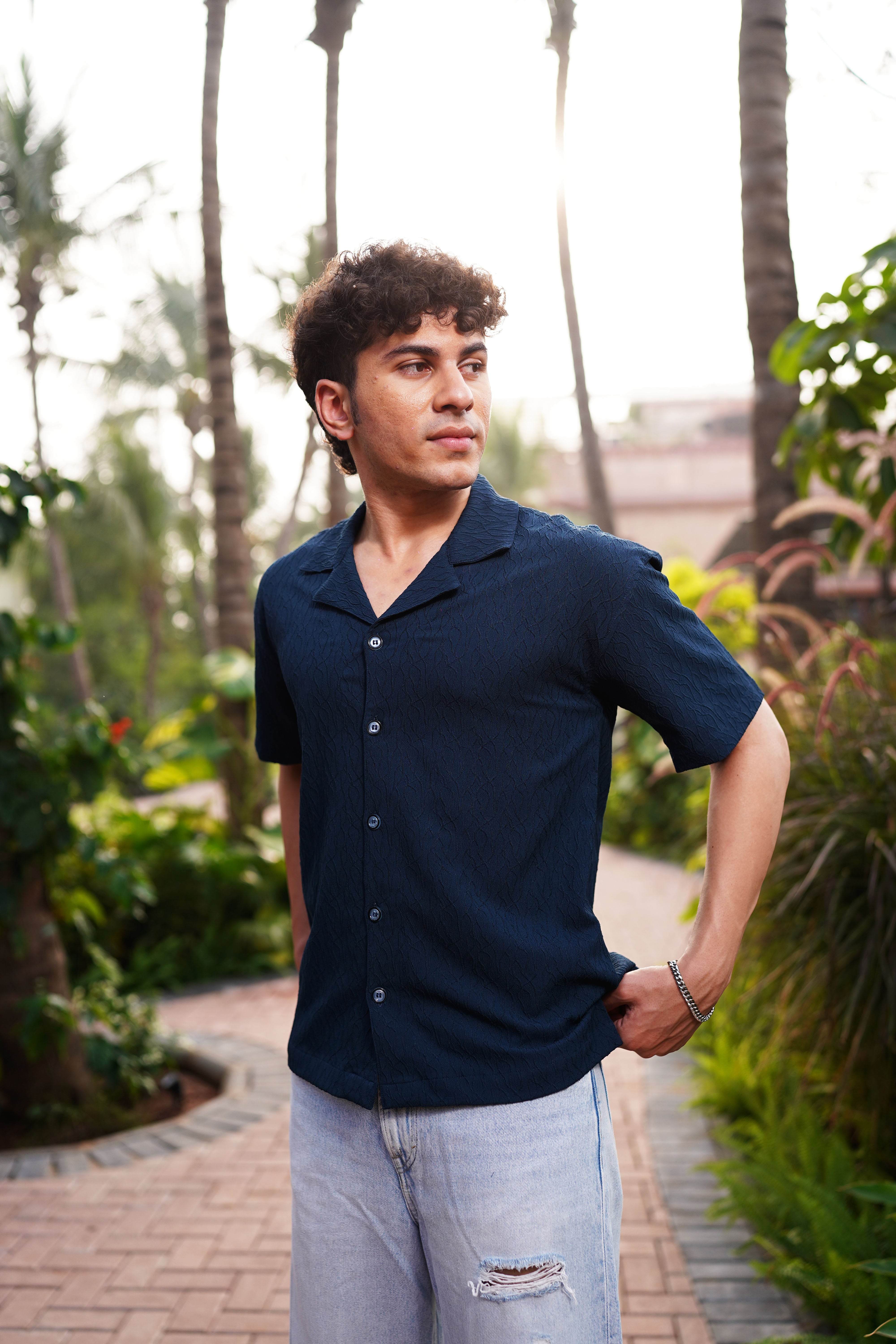 Wave Cuban Collar shirt