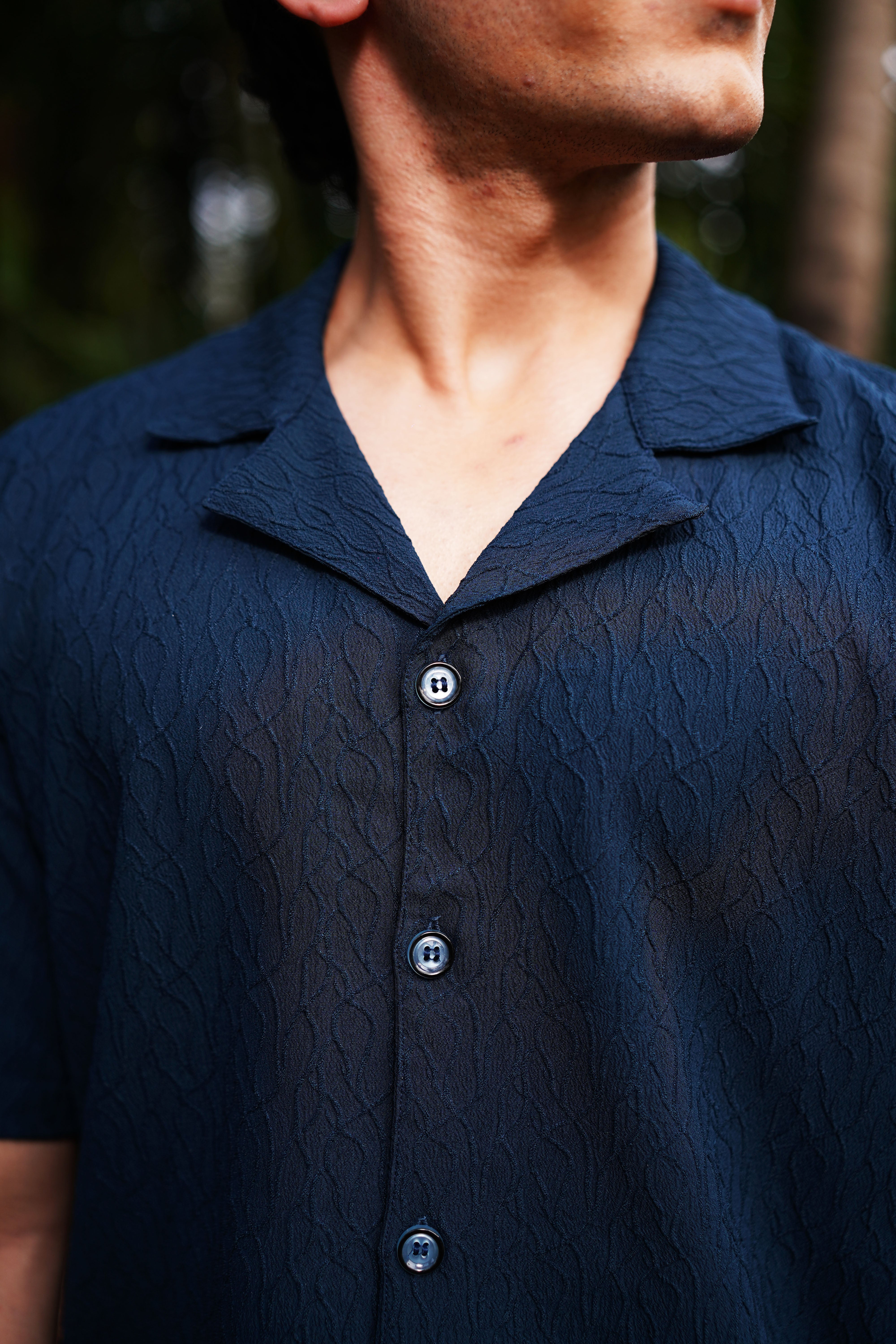 Wave Cuban Collar shirt