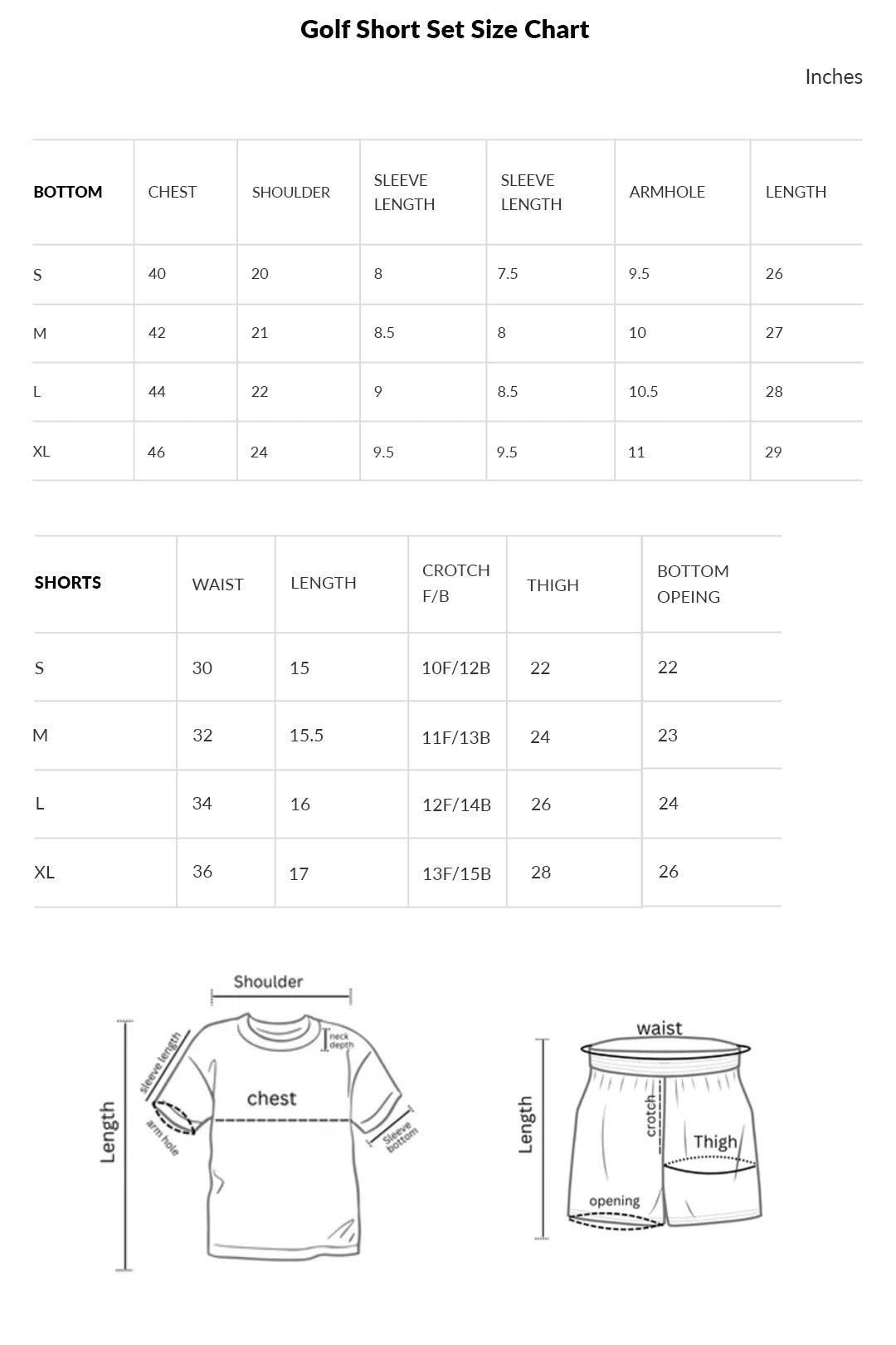 GOLF SHORT SET (LIGHT GRAY)