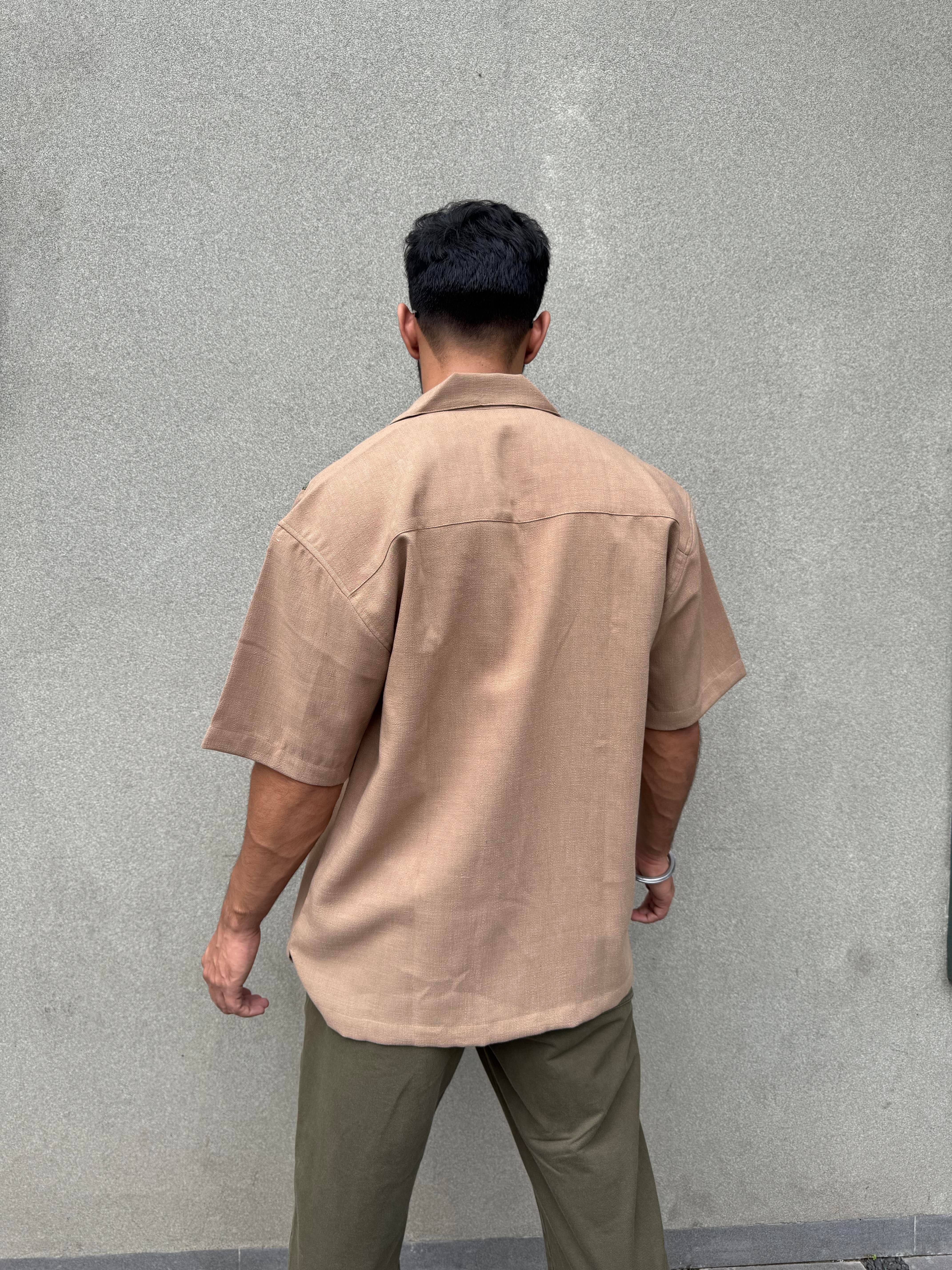 MOONLIT VINES SHIRT MUD