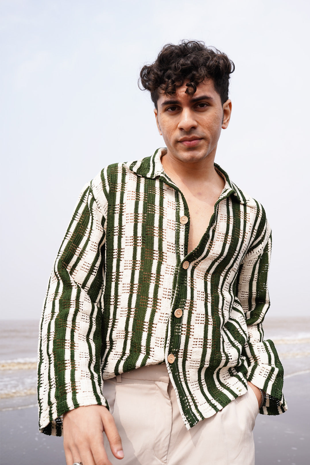 SEAWEED CROCHET JACKET