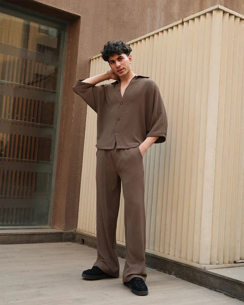 DOLMAN WHITE TEXTURED CO-ORD SET NEW EDITION