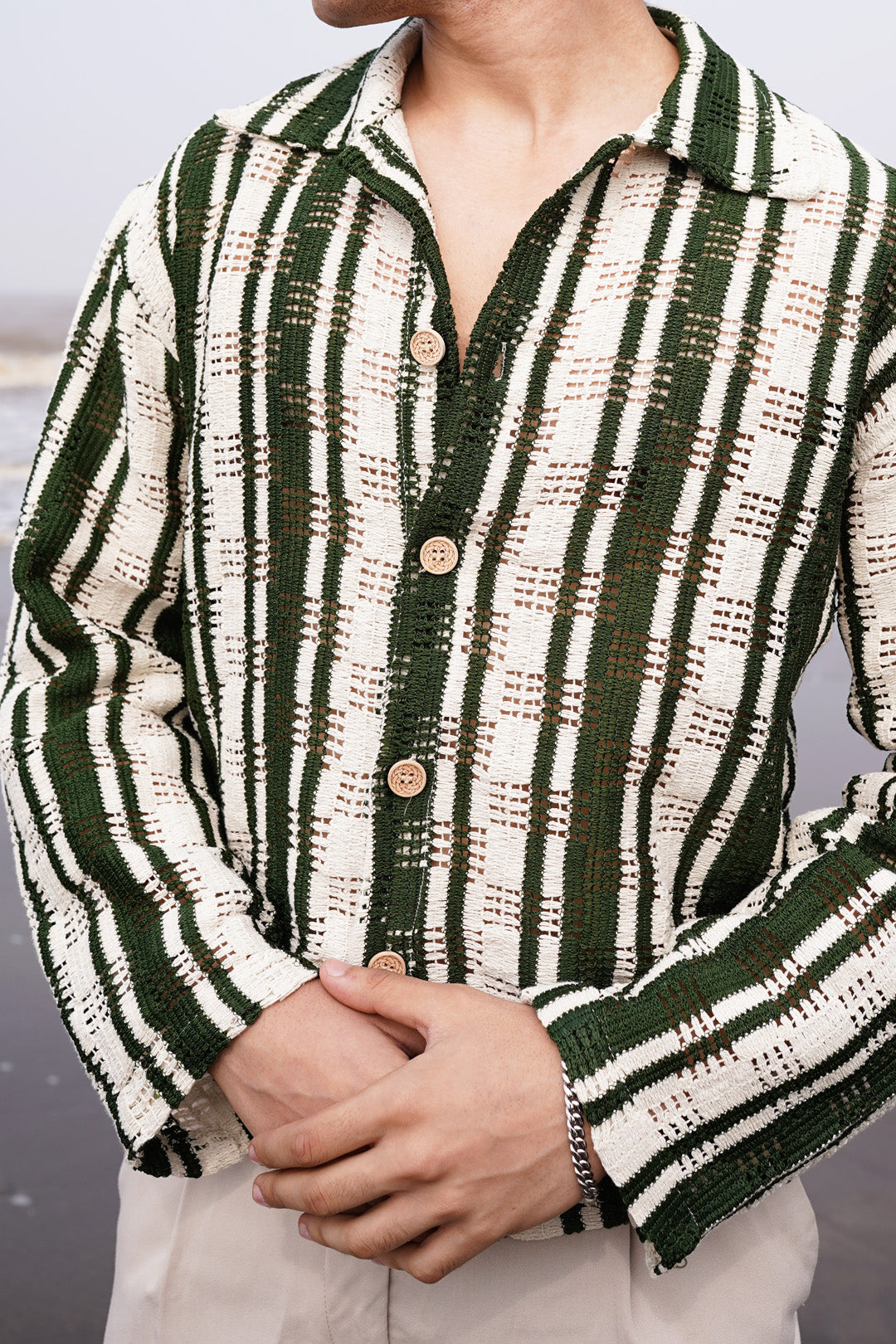 SEAWEED CROCHET JACKET