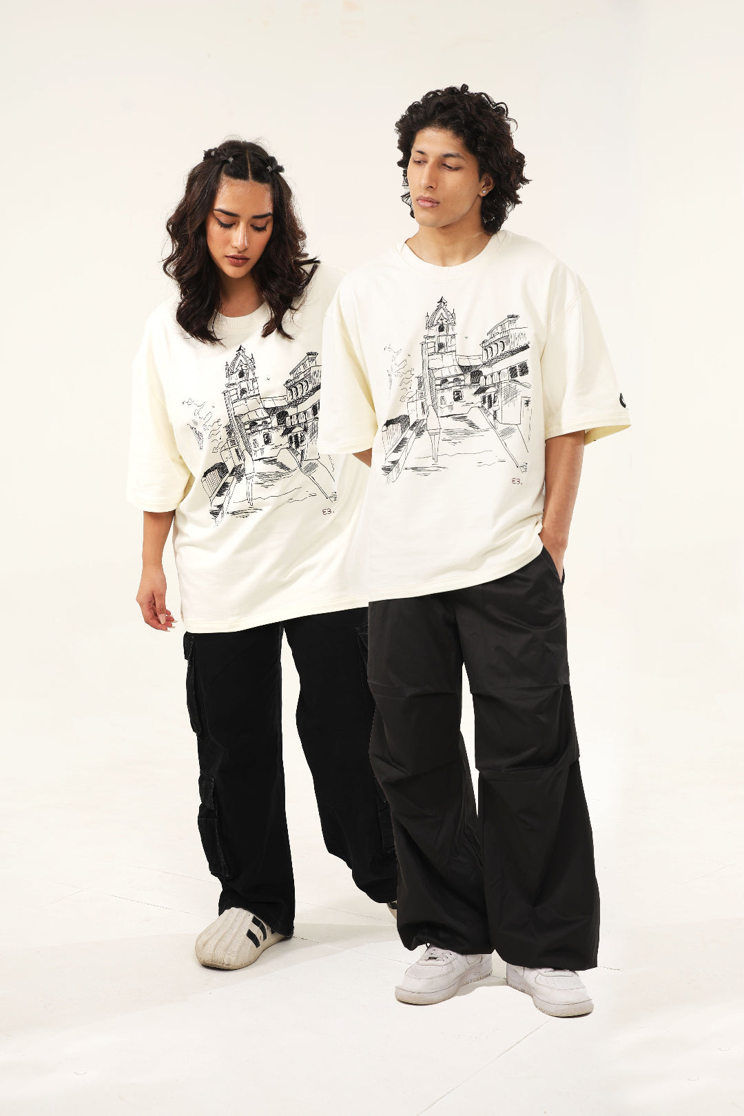 STREET HANDEMBROIDERED UNISEX TSHIRT