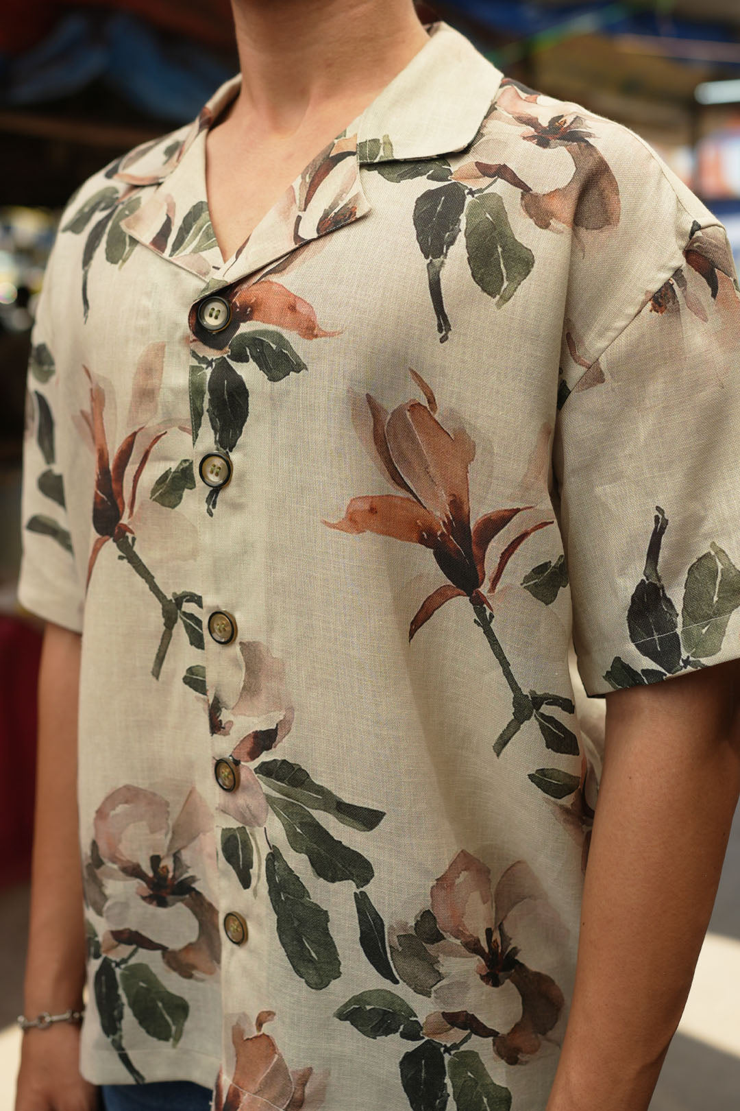 IVY FLORAL LINEN SHIRT