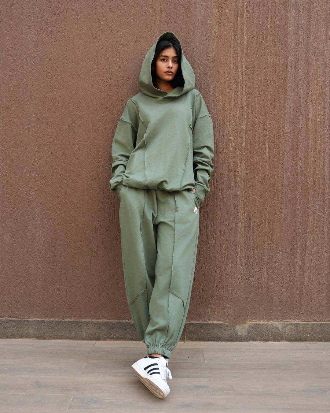 PANEL OVERSIZED UNISEX HOODIE COORD