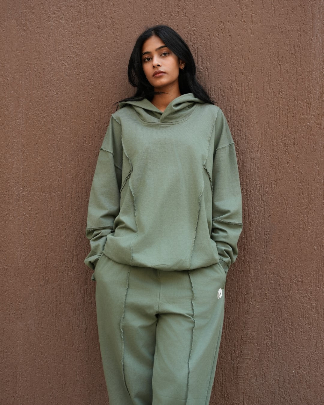 PANEL OVERSIZED UNISEX HOODIE COORD