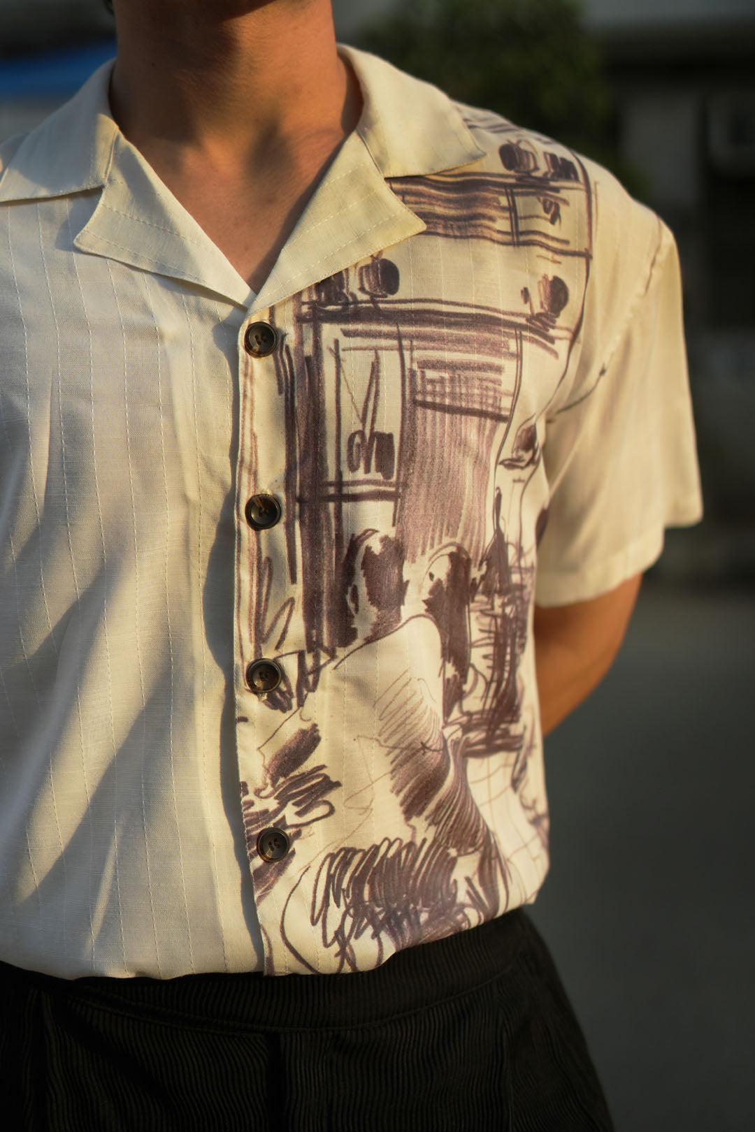 OLD CITY VINTAGE SAILOR COLLAR SHIRT