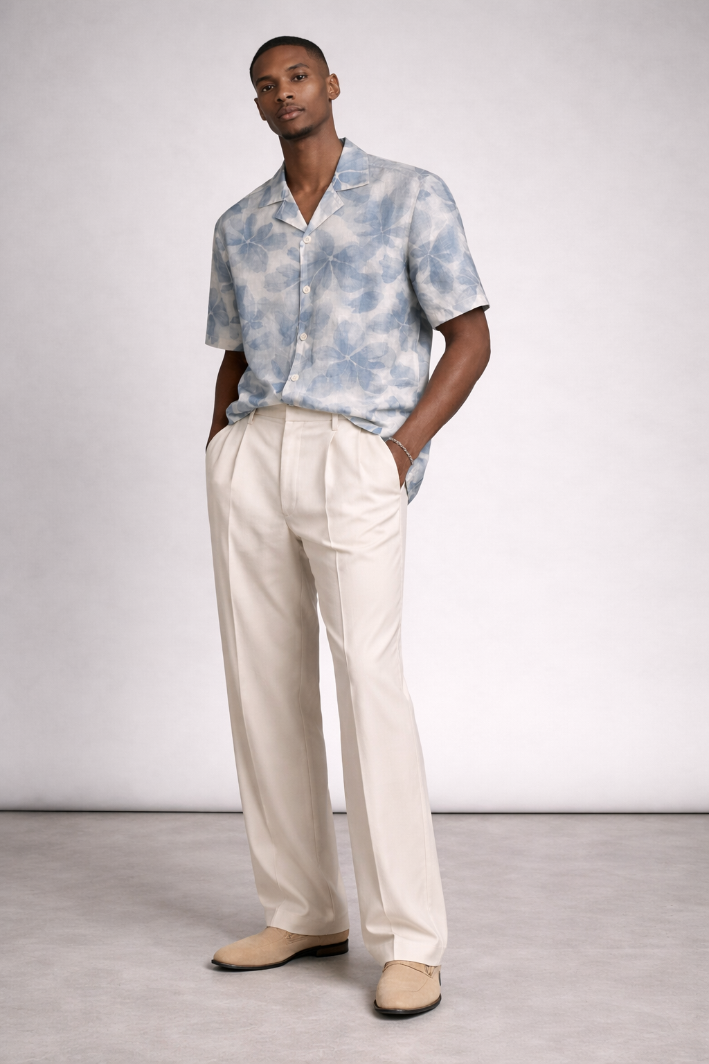 Blue Mist Leaf Shirt