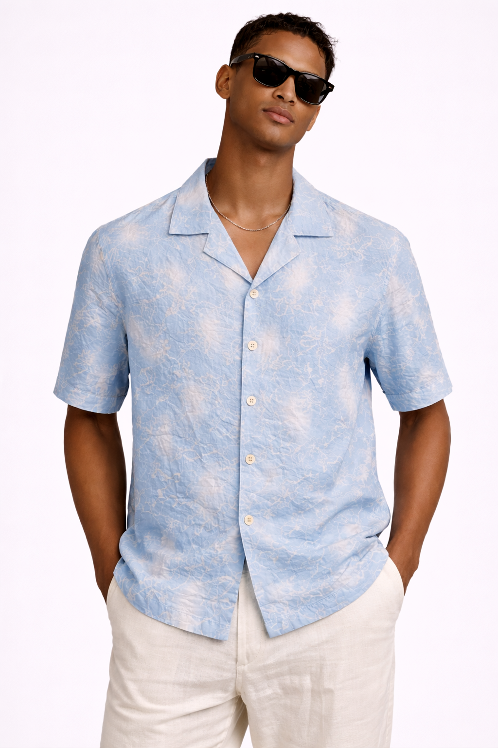 Sky Breeze Floral Shirt