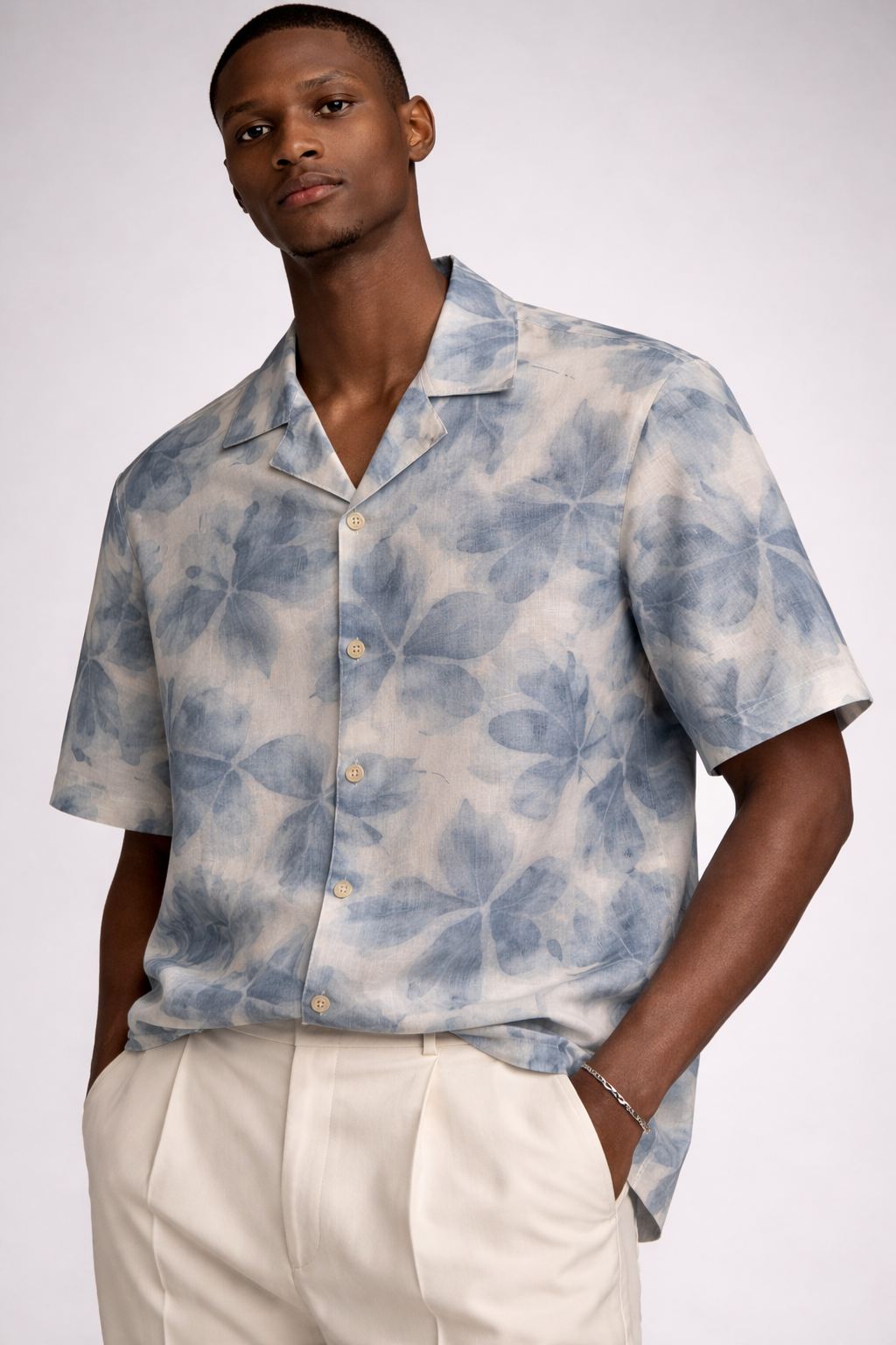 Blue Mist Leaf Shirt