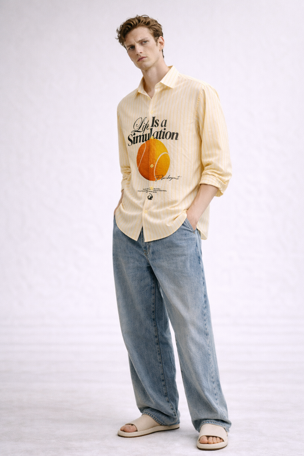 Life Simulation Printed Shirt