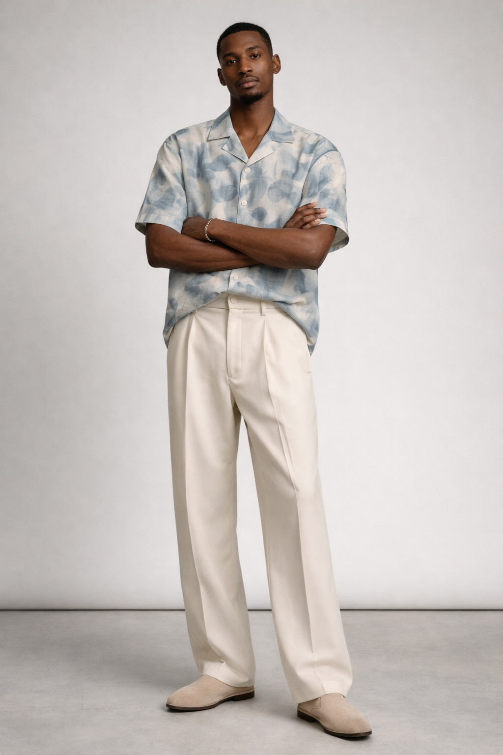 Blue Mist Leaf Shirt