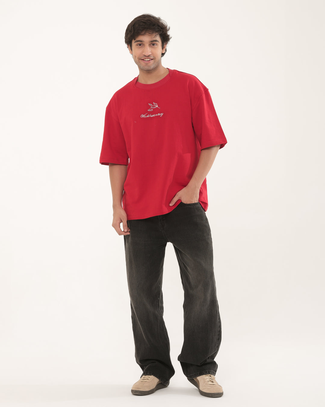 STORY EMBROIDERED TSHIRT