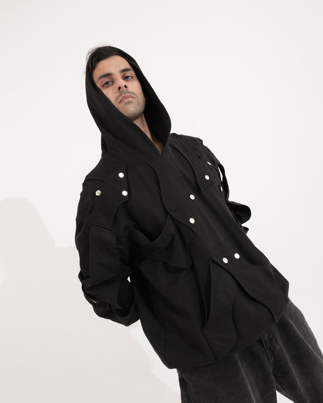 BLACK UNISEX HOODIE