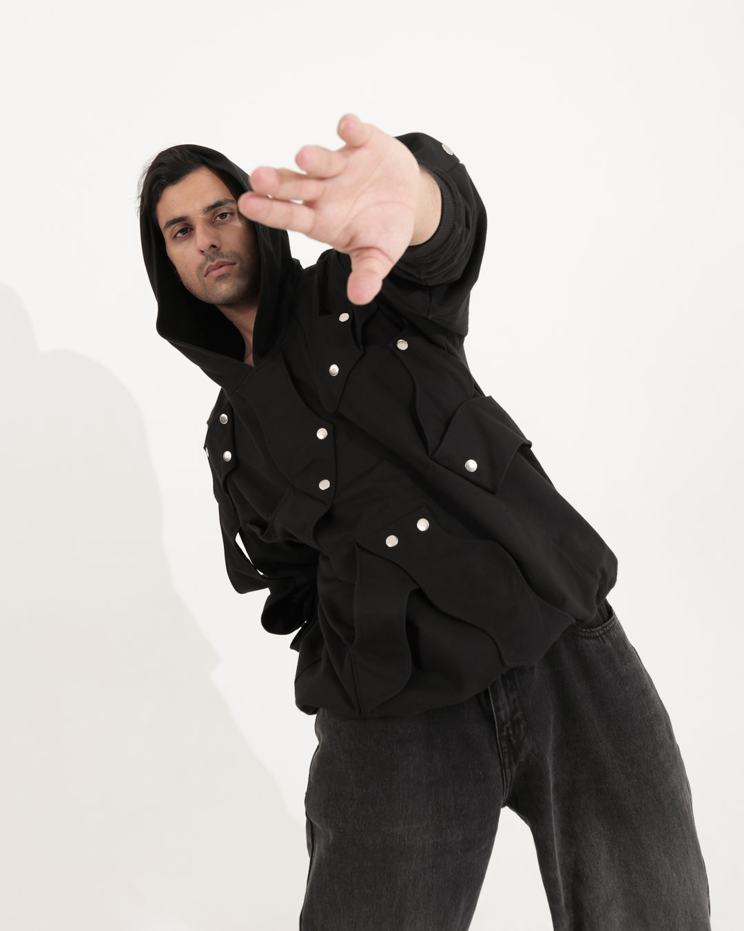 BLACK UNISEX HOODIE