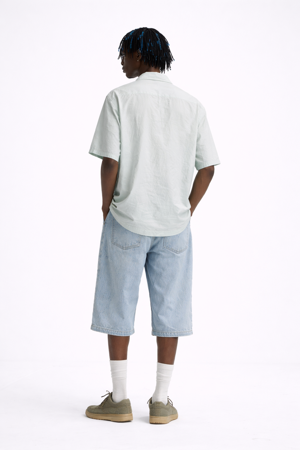 Coastal Blue crush effect shirt