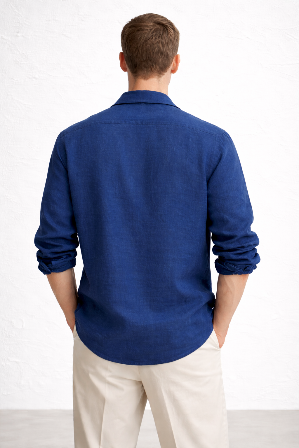 EBONY FLOWER SHIRT BLUE